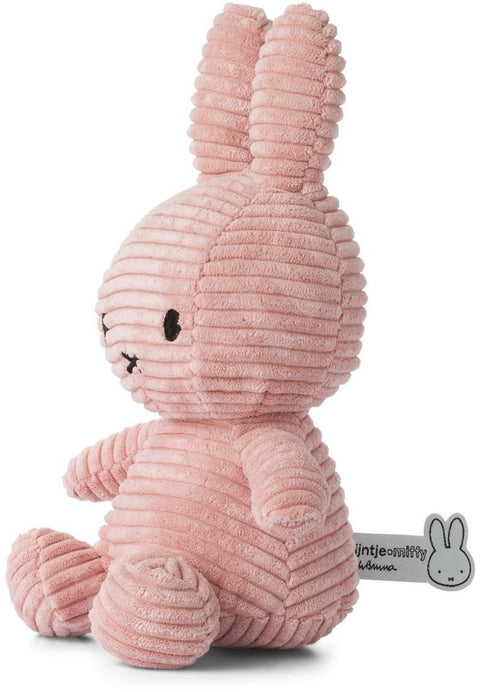 NIJNTJE MIFFY SITTING CORDUROY 23 CM-9'' PINK