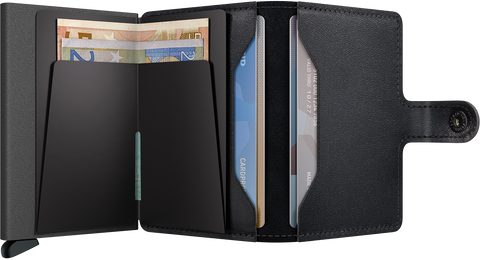 PORTAFOGLIO MINIWALLET ORIGINAL POWDERCOAT SECRID BLACK