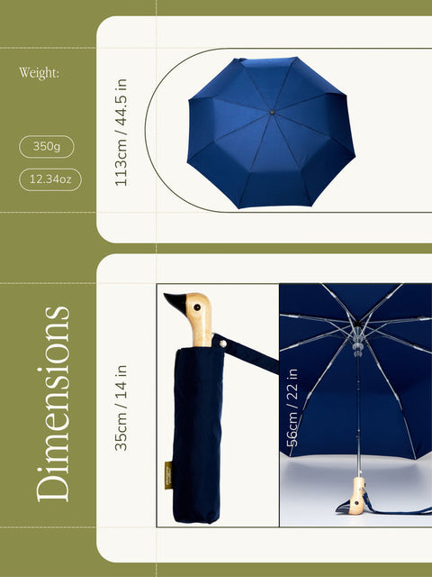 OMBRELLO DUCK HEAD NAVY