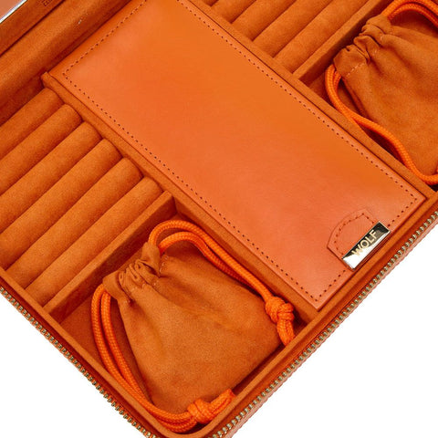 WOLF MARIA LARGE ZIP CASE TANGERINE 766139