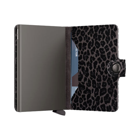 PORTAFOGLIO MINIWALLET LEO SECRID GREY