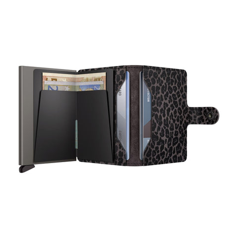 PORTAFOGLIO MINIWALLET LEO SECRID GREY