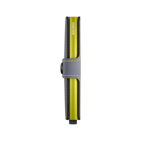 PORTAFOGLIO MINIWALLET MATTE SECRID GREY-LIME