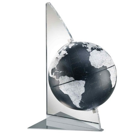 MAPPAMONDO VELA INOX MARMO BLACK DIAM 22 ZOFFOLI BLACK