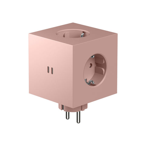 PRESA AVOLT SQUARE 2 USB C OLD PINK SOCKET F