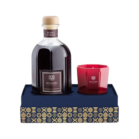 DR VRANJES GIFT BOX 250 ML & 80 GR CANDELA ROSSO NOBILE