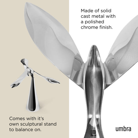 UMBRA TIPSY BOTTLE OPENER CHROME 1013387-158