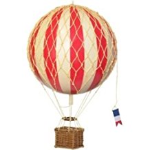 AUTHENTIC MODELS HOT AIR BALLOON DIAMETER 18 TRUE RED