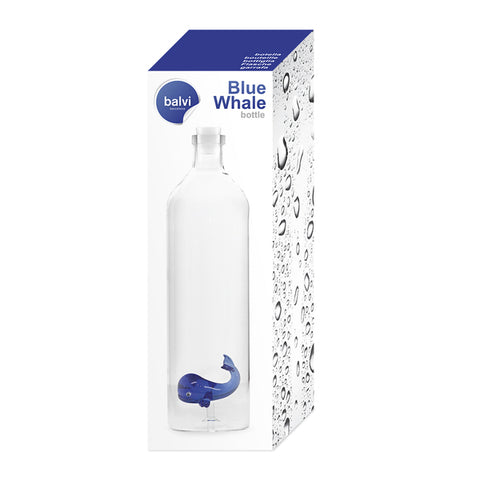 BOTTIGLIA VETRO BOROSILICCATO BALVI BLUE WHALE