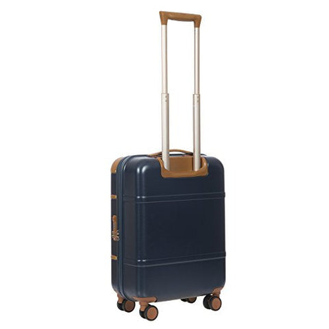 "BRIC'S BELLAGIO IATA TROLLEY 38X55X23 BLAU/LEDER"