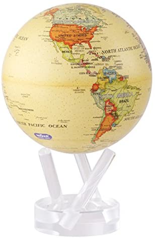 MOVA WORLD GLOBE 4.5 ANTIQUE ART MG-45-ATE