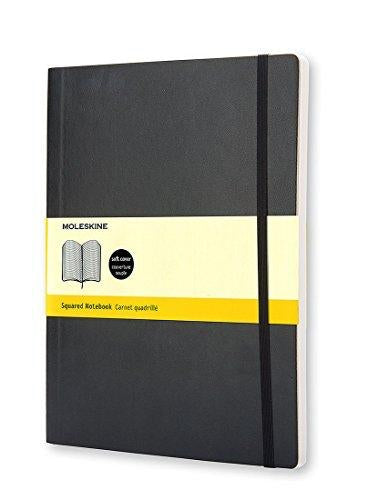 TACCUINO XL MOLESKINE SOFT COVER QUADRETTI 19X25