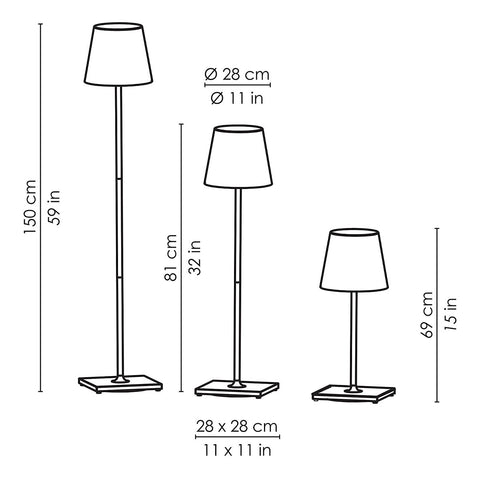 POLDINA PRO XXL WEISSE LAMPE
