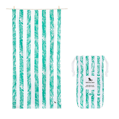 DOCK & BAY TOWEL XL 200X90 FLOWER PALM PARADAISE