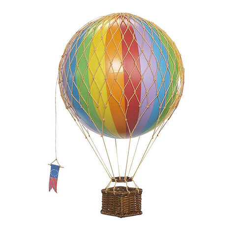 AUTHENTIC MODELS HOT AIR BALLOON DIAMETER 18 RAINBOW ART AP161E