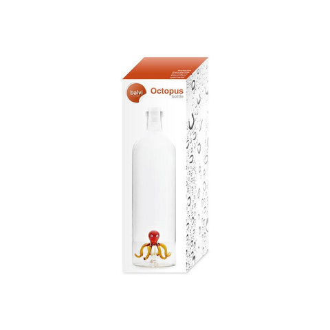 BALVI BOTTLE 1.2 LT BOROSILICATE GLASS OCTOPUS 26544