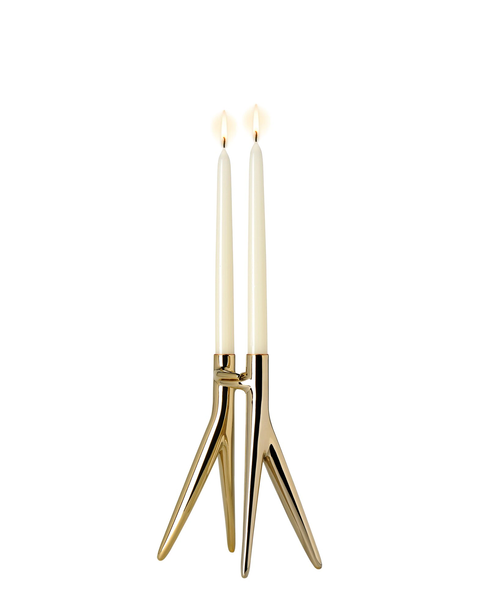 PORTA CANDELE KARTELL ABBRACCIAO ORO 1956/GG