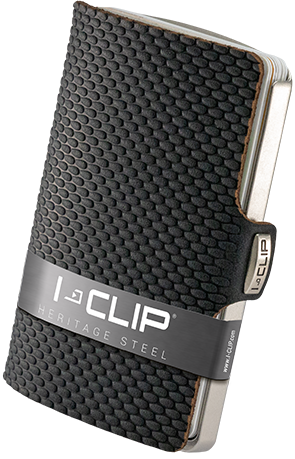 "I-CLIP STEEL BLASTED MILANAISE BLACK"