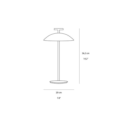 MINI GEEN-A LAMPADA KARTELL BIANCA