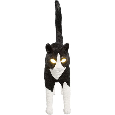 LAMPADA RESINA SELETTI JOBBY THE CAT BLACK/WHITE ART 15042