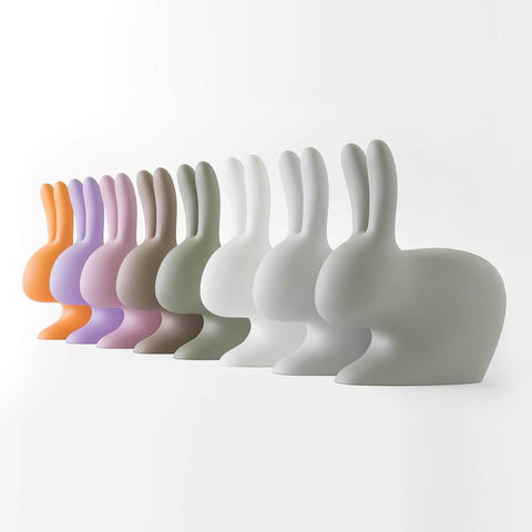 "QEEBOO RABBIT CHAIR BABY BRIGHT ORANGE"