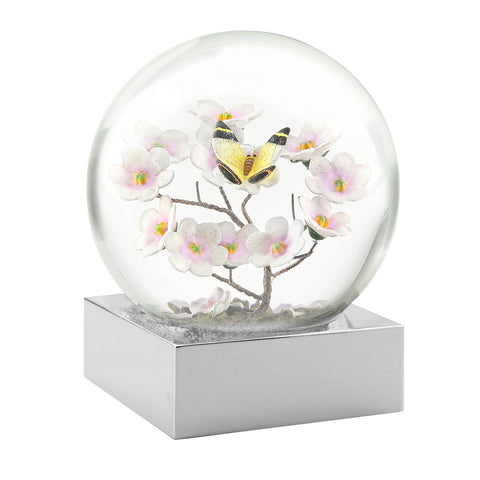 COOL SNOW GLOBE BUTTERFLY ON BRANCH CS115-BUTB