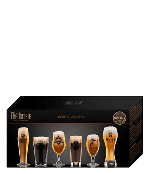 SET BICCHIERI BIRRA VETRO L'HEDONISTE BALVI 26062