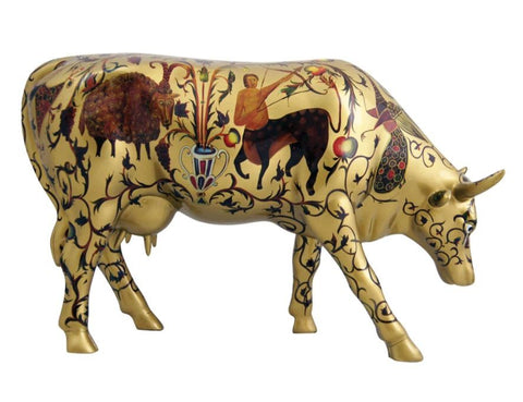 COW PARADE LARGE   GOLDEN BYZANTINE ART. 46775